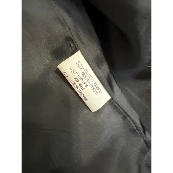 Paola Frani size 8 black zip up jacket or blazer with white stitching detail - Picture 5 of 6